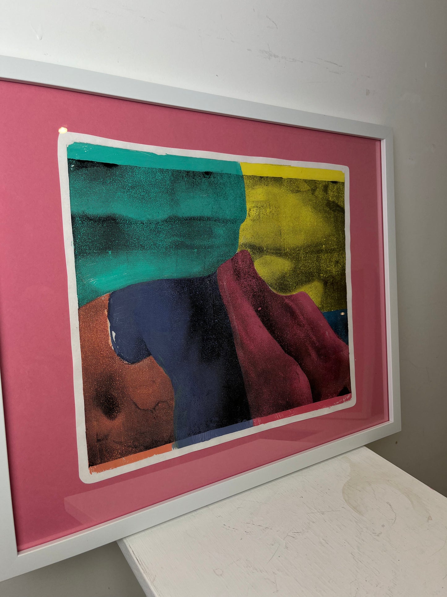 Body Collage, Original Framed Art