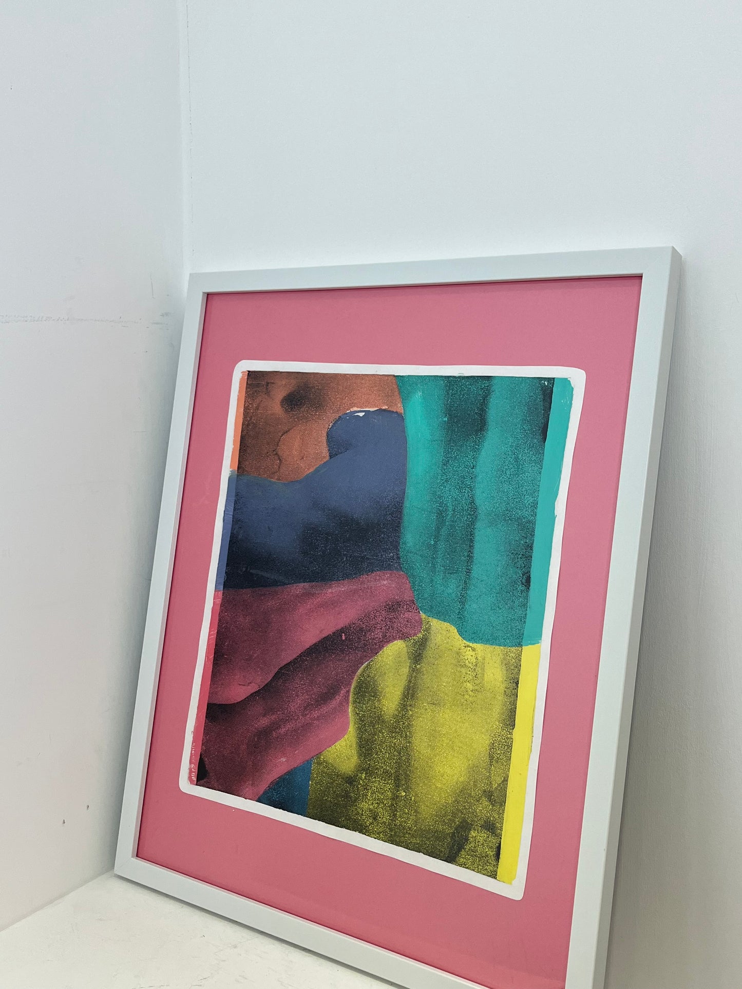 Body Collage, Original Framed Art