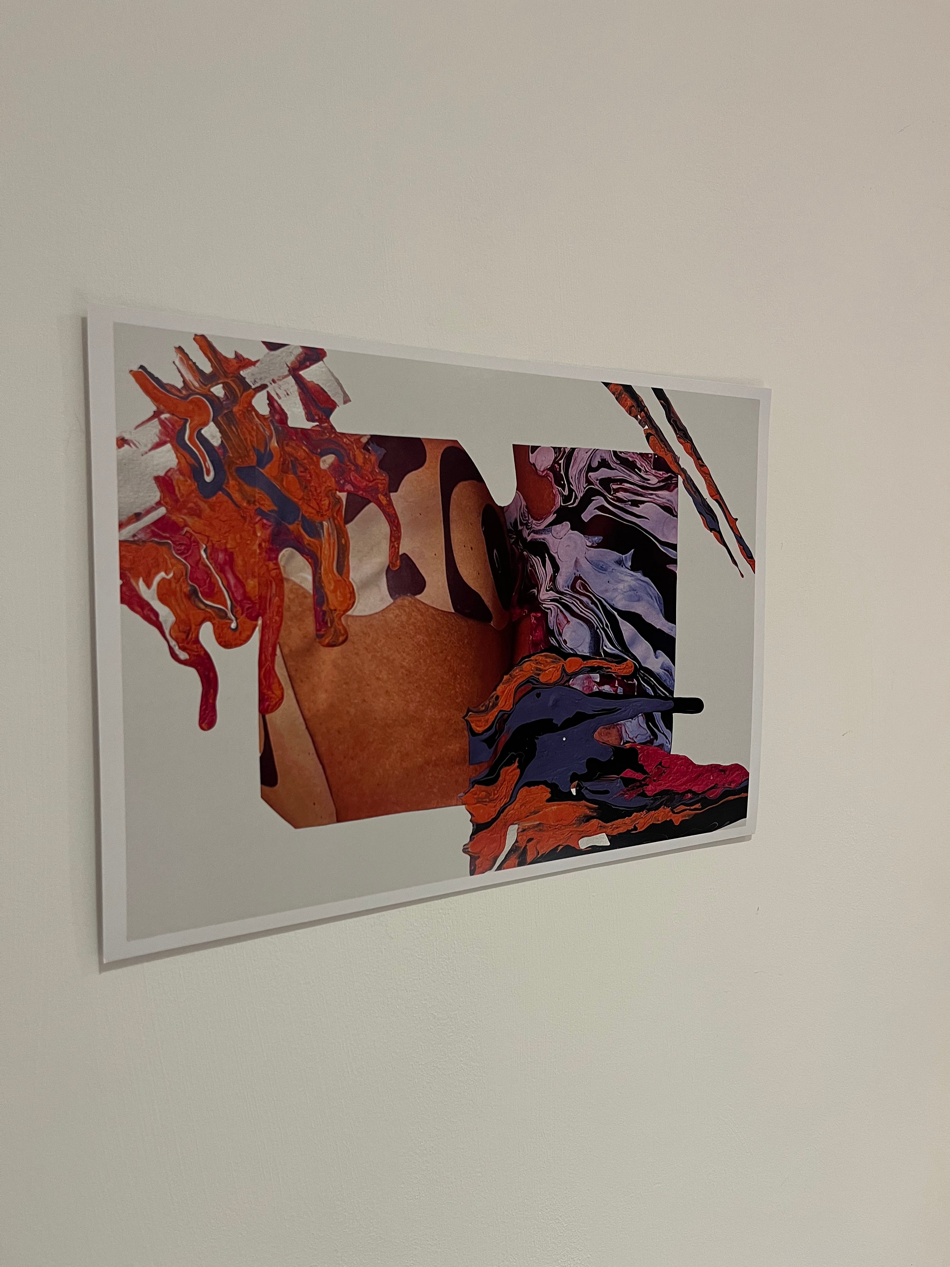 A4 Print Spilled in Colour