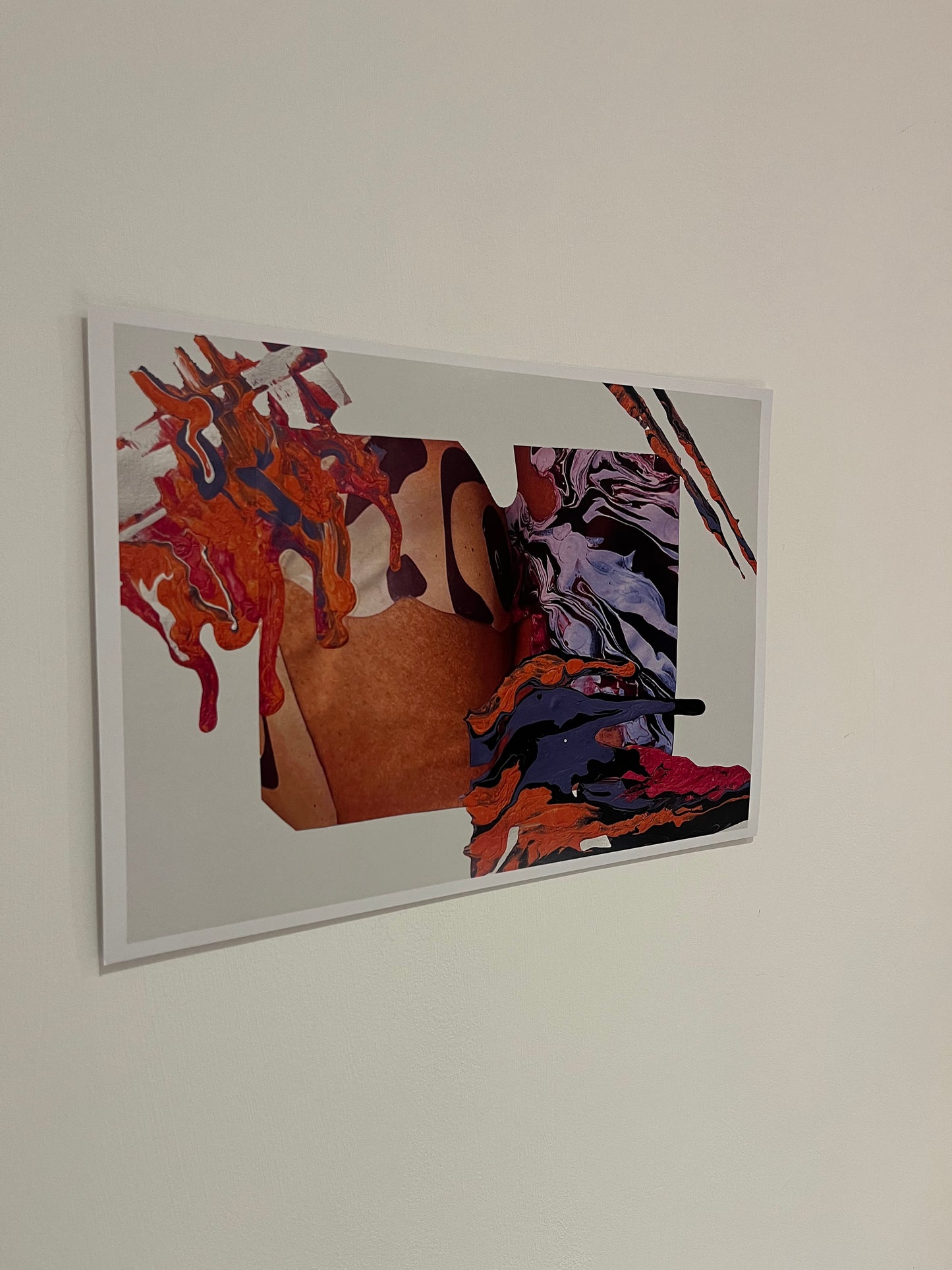 A4 Print Spilled in Colour