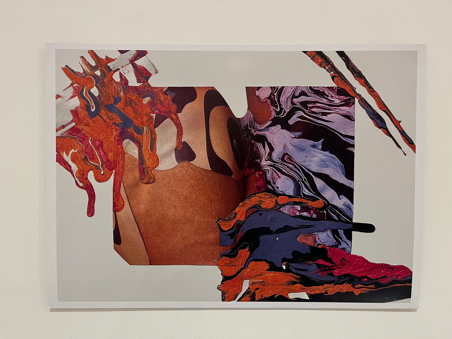 A4 Print Spilled in Colour