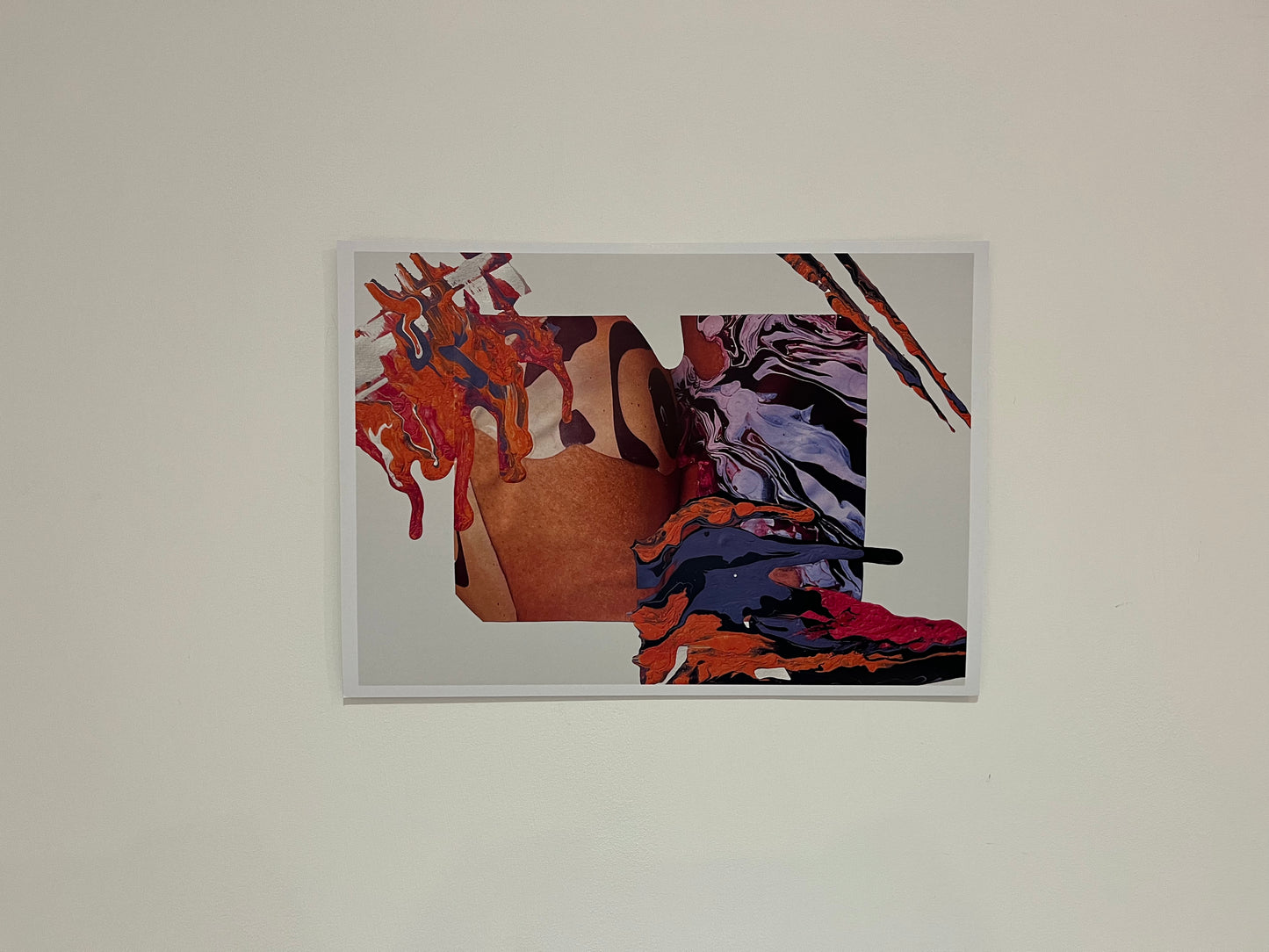 A4 Print Spilled in Colour