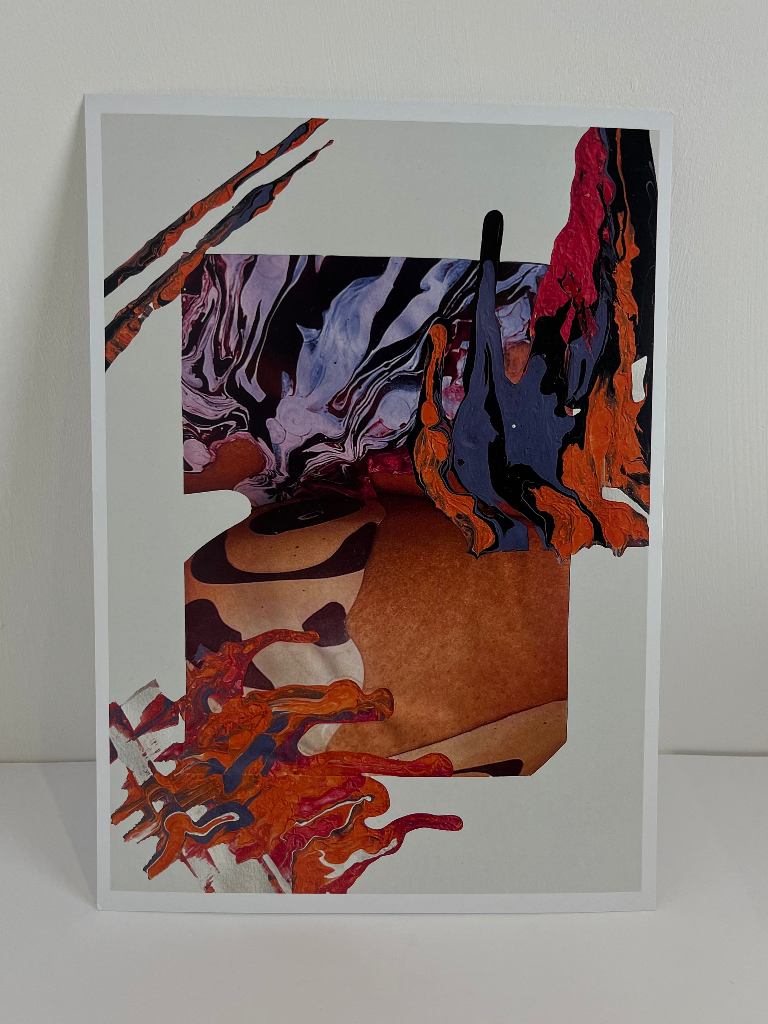 A4 Print Spilled in Colour