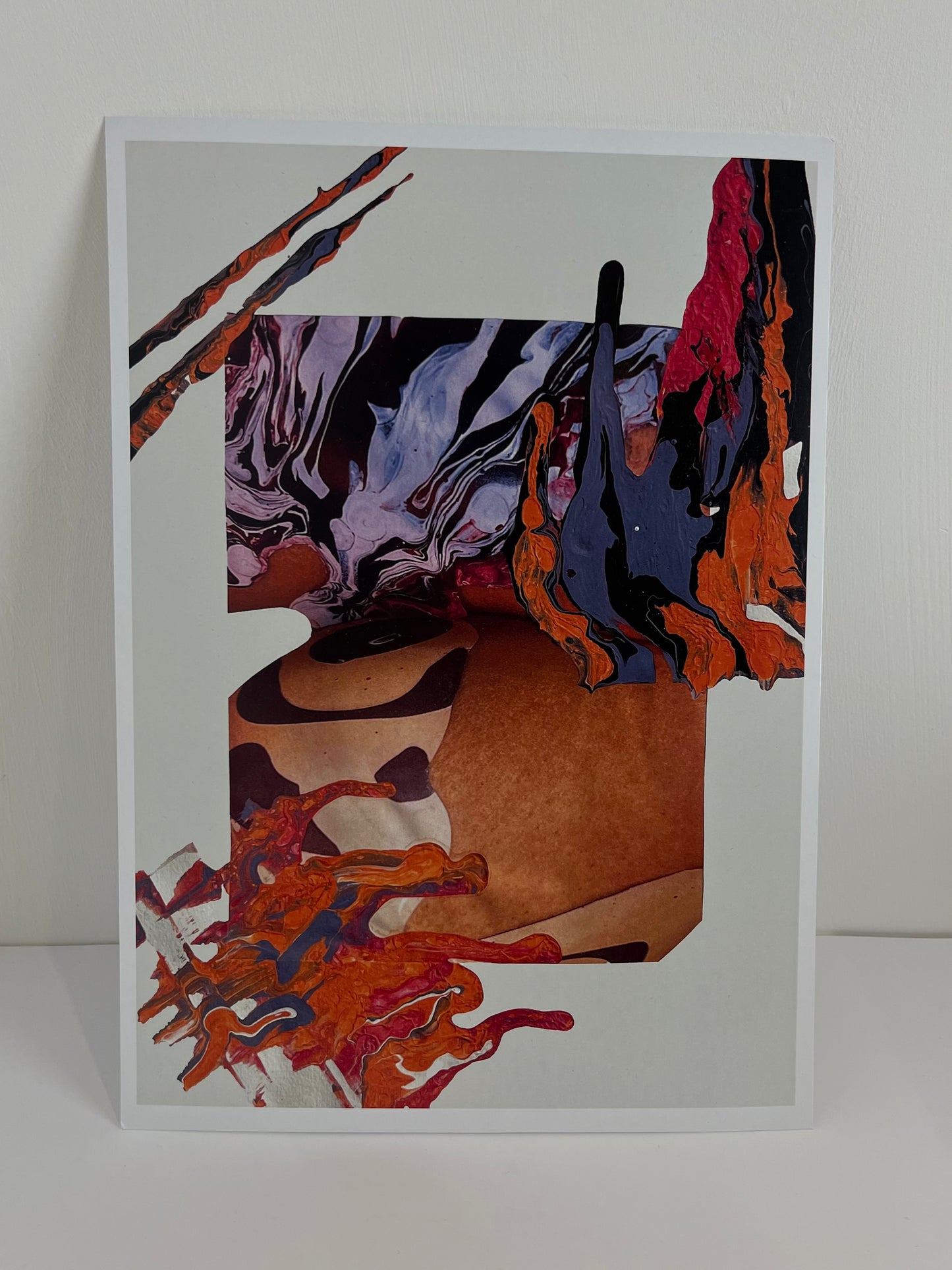 A4 Print Spilled in Colour