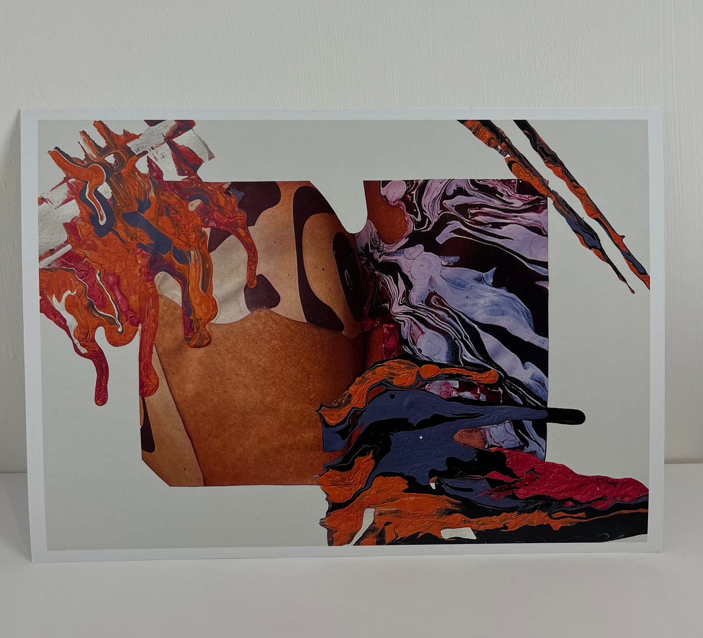 A4 Print Spilled in Colour