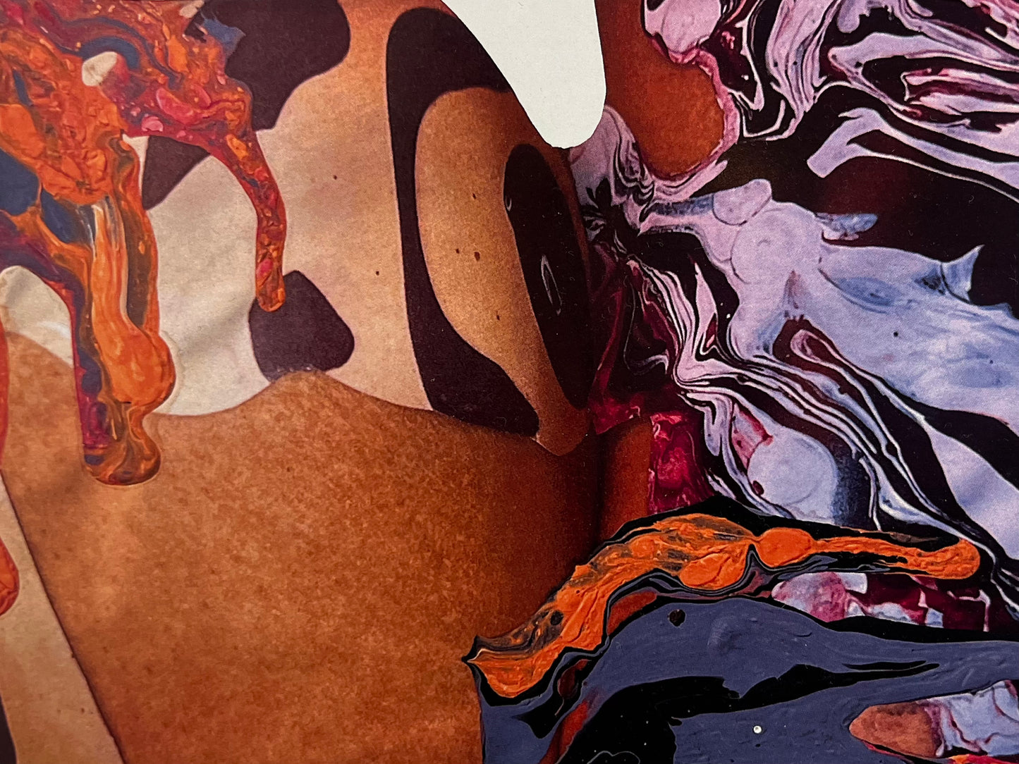 A4 Print Spilled in Colour