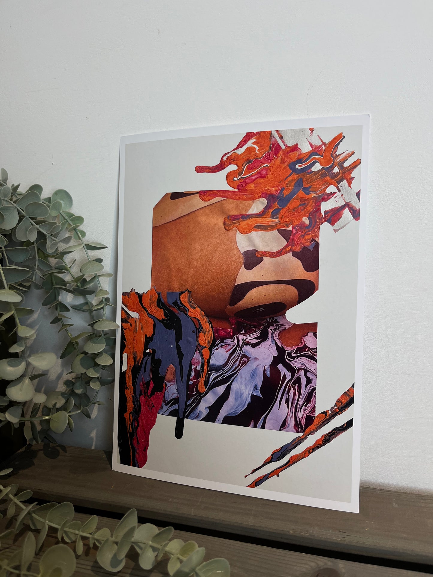 A4 Print Spilled in Colour