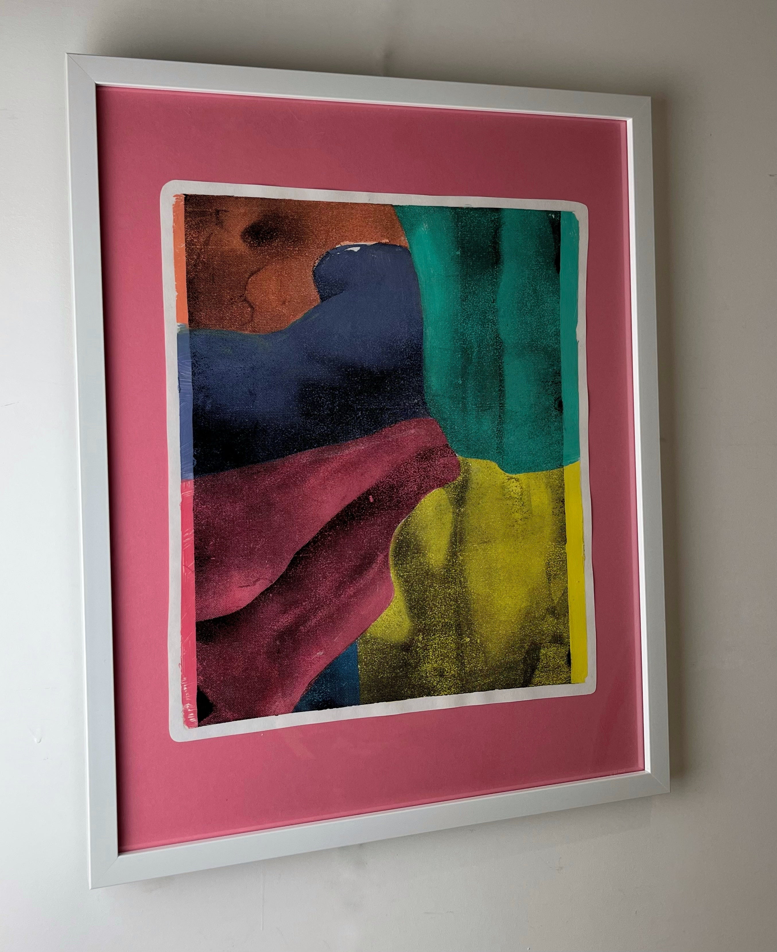 Body Collage, Original Framed Art