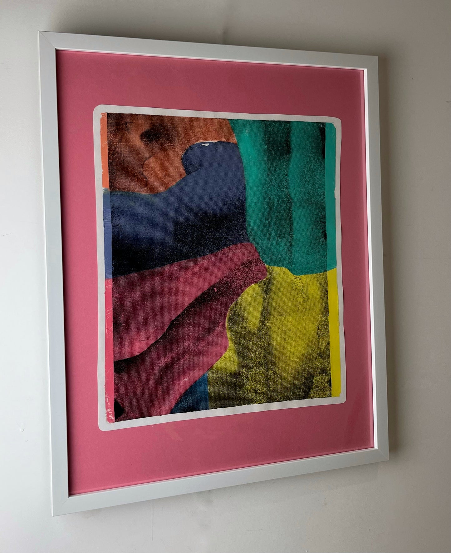 Body Collage, Original Framed Art