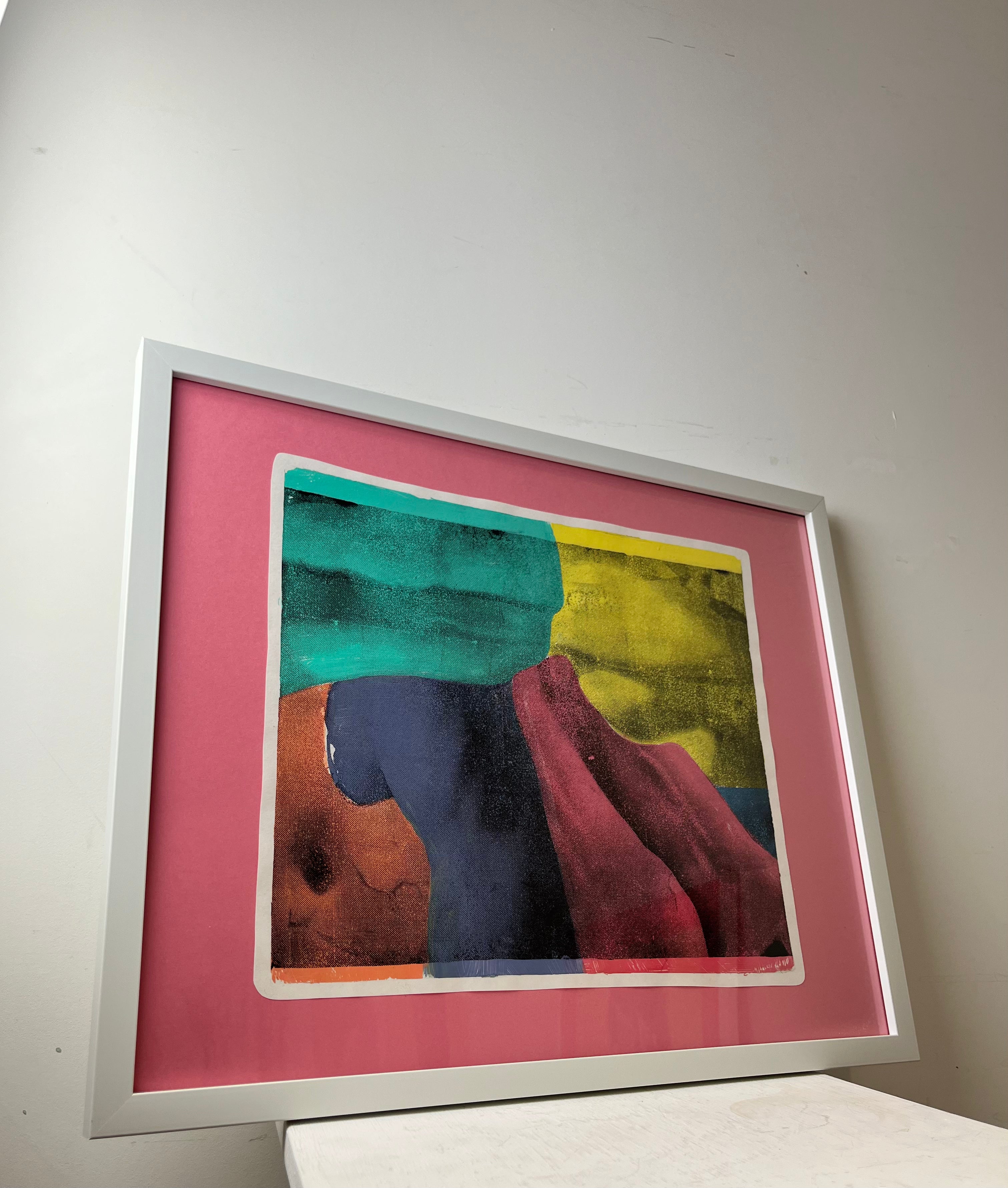 Body Collage, Original Framed Art