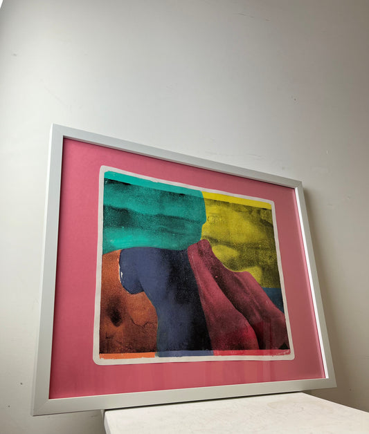 Body Collage, Original Framed Art