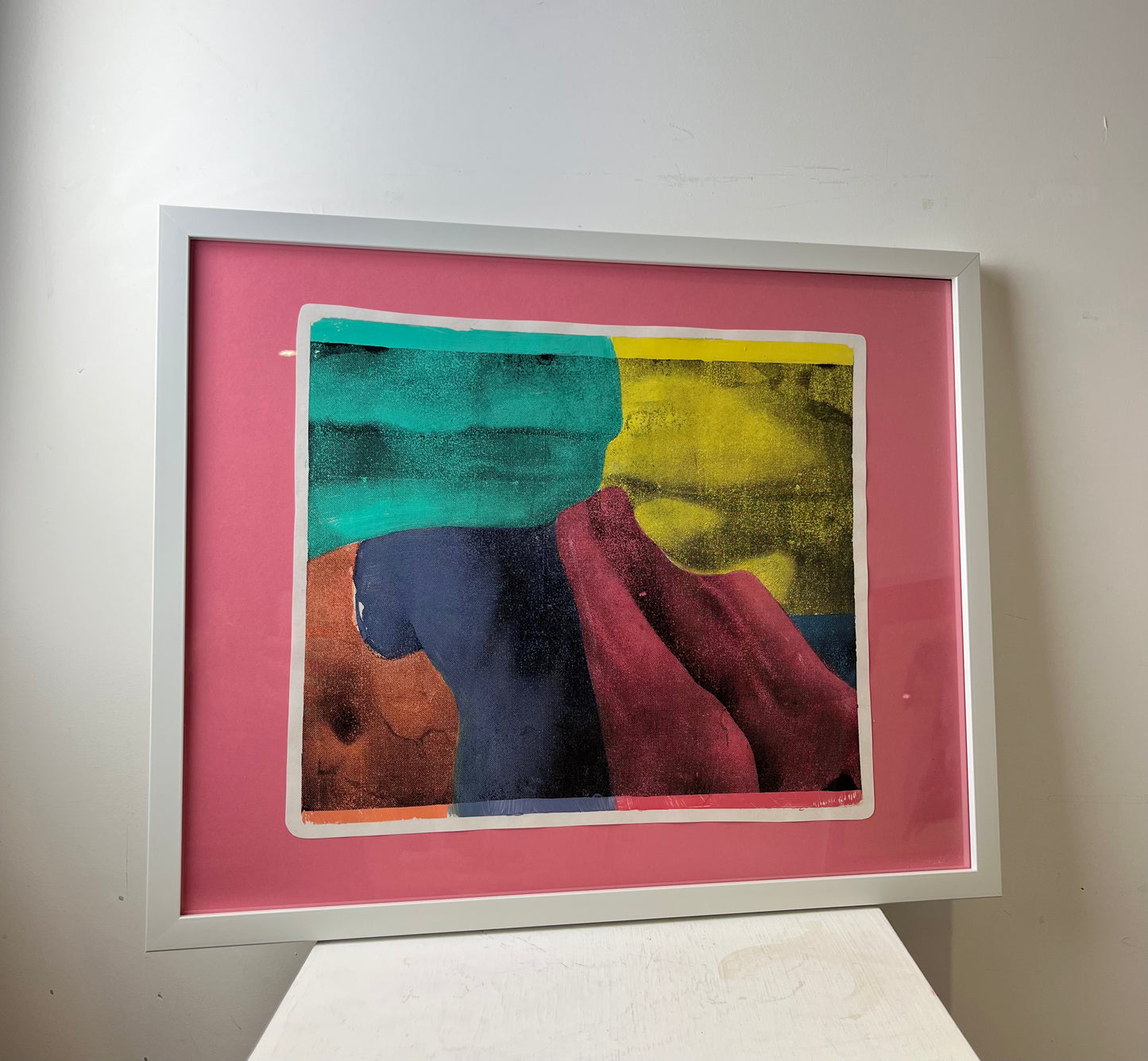 Body Collage, Original Framed Art